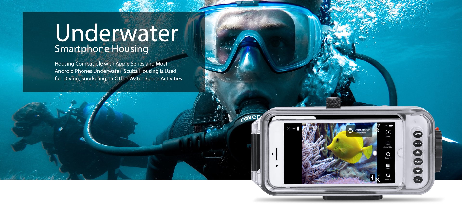 underwater smartphone scuba case