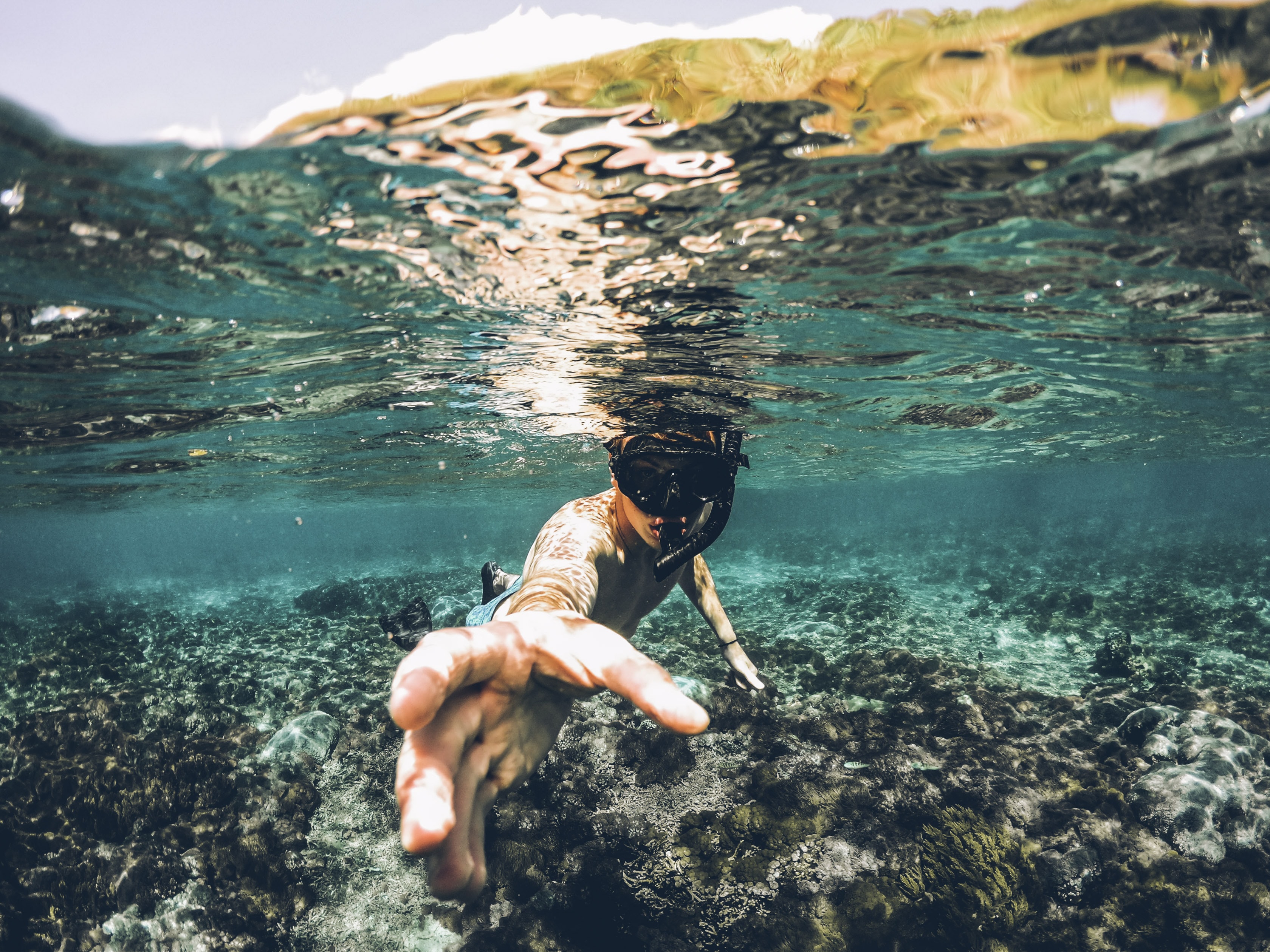 Underwater phone housing for diving